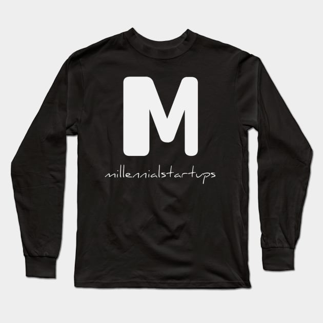 MillennialStartups (Meetup Group Tee) Long Sleeve T-Shirt by nathansukonik